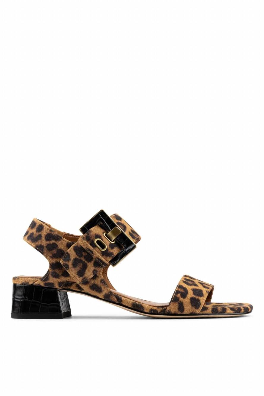 NEW DONALD PLINER women's vixi dress sandal in leopard